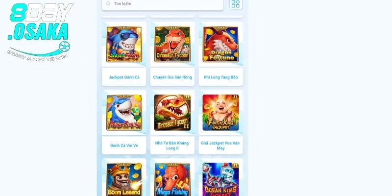 Top game hot tại bắn cá 8day